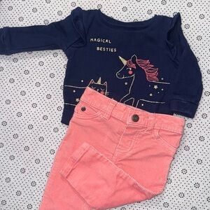 🛍 CUTE LITTLE GIRLS OUTFIT SIZE 6 MONTHS